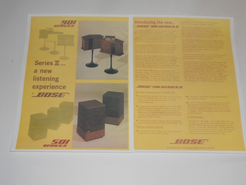 Bose 901 501 haut parleur - 901,,