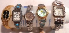 5 QUARTZ Ladies WRISTWATCHES Xavier, Montre, Geneva, Xanadu, & 1 with no name