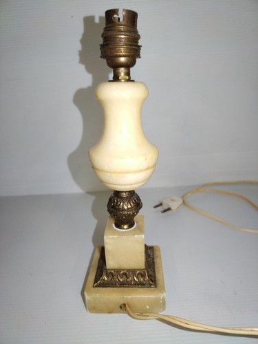 Pied lampe albâtre - lampe, en
