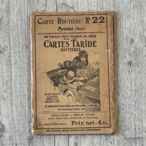 Taride carte routière 22 - carte, n°22