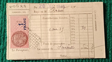 TAX DOCUMENTS - DIRECT CONTRIBUTIONS - THE COLLECTOR 1945