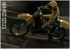 YAMAHA Brochure YZ490 YZ250 YZ125 1983 USA Sales Catalog Catalogue REPRO
