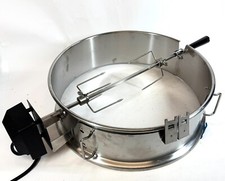 Only Fire Stainless Steel 120V Corded Electric Rotisserie Set for Round Grill