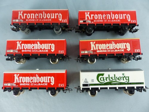 Jouef lot de 6 wagons - ho,