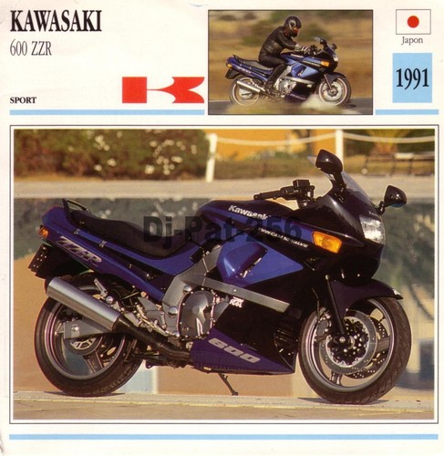 Fiche moto kawasaki - moto, 600