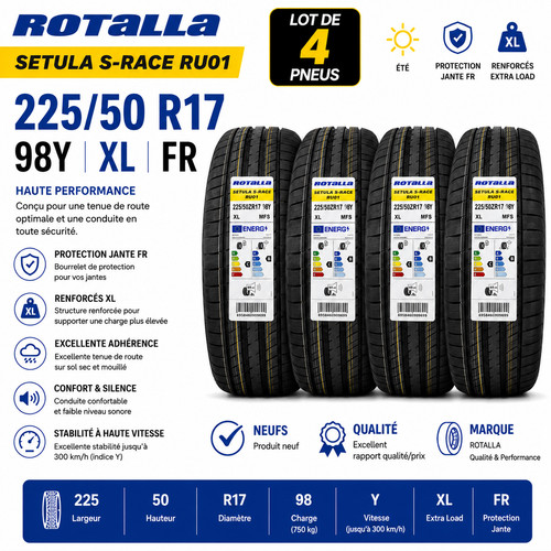 Lot pneus 225 50 r17 - de,