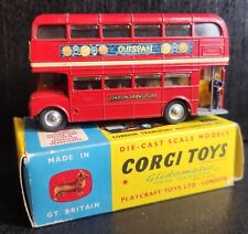 CORGI 468 LONDON TRANSPORT ROUTEMASTER BUS ORIGINAL 1st ISSUE 1960s VINTAGE IOB