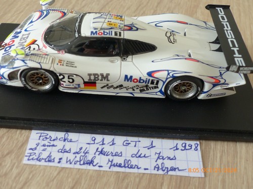 Porsche 911 gt1 2ème - 911, des