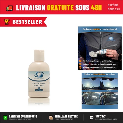 Pâte polir verre - à,