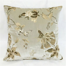 20 x 20 in Embroidery Soft Velvet Throw Pillow Covers Sofa Cushion Pillows Case