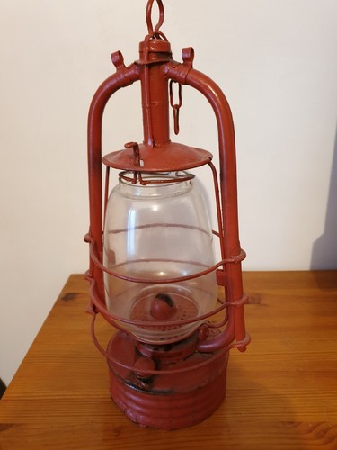 Lampe tempête rouge sif 500 - lampe,