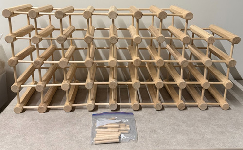 Wooden wine rack bottle - wine, 36