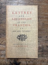 Lettres sur les Anglois et les