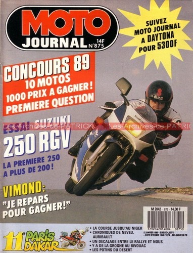 Moto journal 875 - journal,