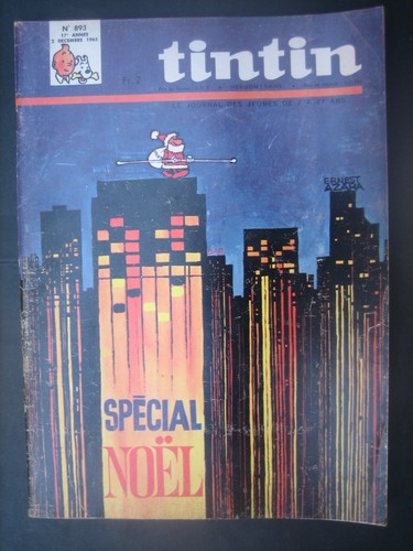 Journal tintin noël 1965 - tintin, /