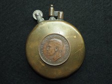 WW1 BRIQUET DE POILUS DE TRANCHÉES TRENCH LIGHTER 1914-1918 UMBERTO I - ITALIA