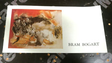 INVITATION CARD EXHIBITION BRAM BOGART GALERIE PROTEE PARIS 1989