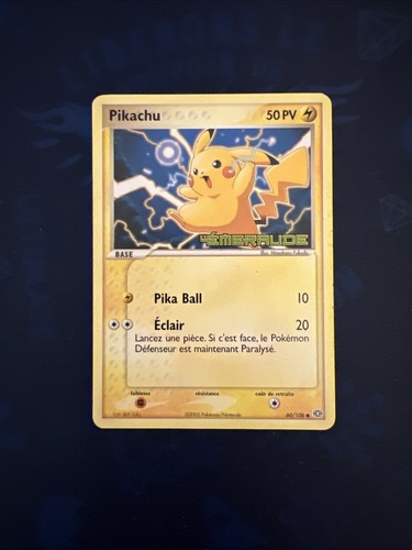 Carte pokémon pikachu 106 - carte, 60/106