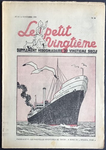 Tintin petit vingtième - tintin,