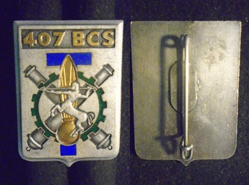 Insigne militaire 407 - militaire, –