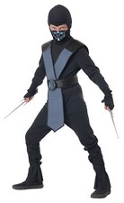 Sub-Zero Dragon Master Mortal Kombat Samurai Stealth Ninja Boys Child Costume