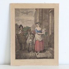 Cries of London Engraving after Francis Wheatley No 13 Turnips and Carrots 1797