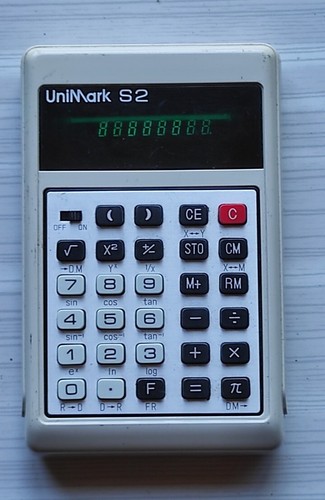 Calculatrice ancienne unimark - ancienne,