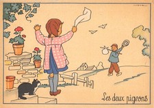 CPA ILLUSTRATEUR / LES DEUX