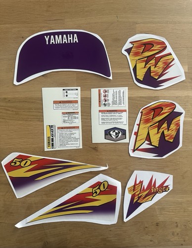 Pw50 decal kit - kit, purple,