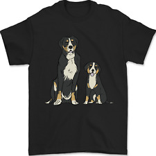 Suisse Montagne Chien & Chiot Sennenhund T-Shirt 100% Coton