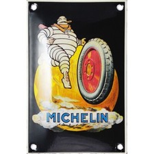 Plaque émaillée : MICHELIN