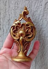 Ancienne décoration, Ancien embout de barre/ tringle à rideau??? en bronze