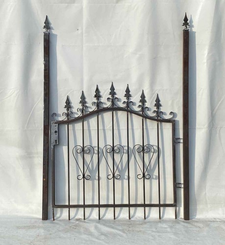 Porte jardin métallique en - jardin,