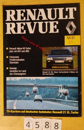 Renault revue 01 - revue, n°81
