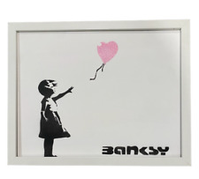 Banksy Graffiti Art Pop Art Girl With Balloon Original Painting
