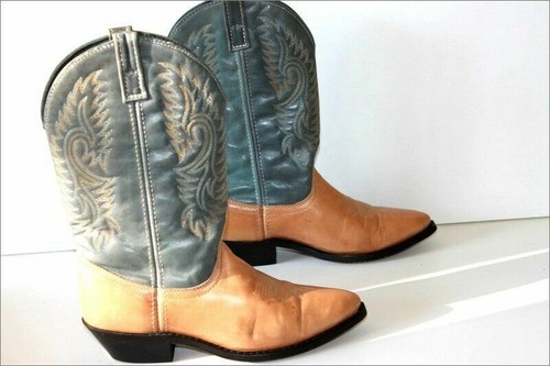 Bottes santiags tout cuir - santiags,
