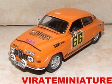 SAAB 96 V4 RALLYE MONTE CARLO 1977 ANDERS SIGURDSON EXCLUSIVITE VIRATE MINIATURE