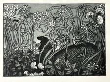 MAURICE DE BECQUE Gravure Eau