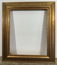 Cadre ancien 8F doré et