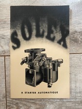 Antique Solex Carburetor Advertising Brochure 14 Pages