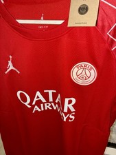 🎄 Cadeau de Noël 🎄 Maillot PSG Paris-Saint-Germain Size M Red Jordan Version
