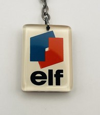 PORTE CLÉ - BOURBON - ELF - Huile Moteur / Automobile, Garage Vintage, Keychain 