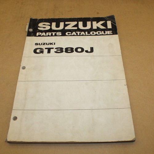 Parts list suzuki 380 1972 - suzuki,