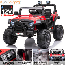Auto Électrique Pour Enfants Voiture Tout-Terrain 2WD 12V 2 Places Avec Distance