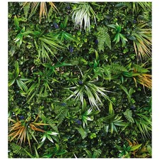 Panneau De Haie Avec Plantes Artificielles Jungle 0,5X1 M Verdemax