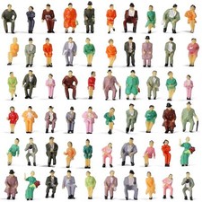 60pcs 1:87 peints personnages