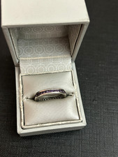 belle bague en argent massif