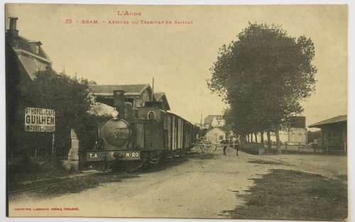 Cpa bram arrivée du - cpa,