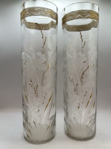 Paire vases rouleaux en - vases,