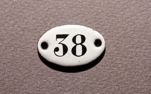 Ancienne petite plaque - petite,